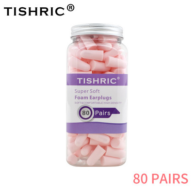 TISHRIC kõrvatropid Pehme käsnkõrvatropid Müra vähendamine Magamise kõrvatropid Reisimise müra vähendamise määr 35,5 db heliisolatsioon