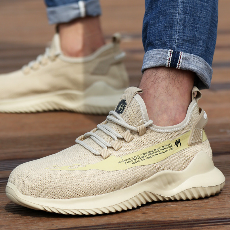 Darba drošības apavi celtniecība vīriešiem āra tērauda purngals, necaurdurams augstas kvalitātes viegls, neiznīcināms vīriešu drošības zābaki