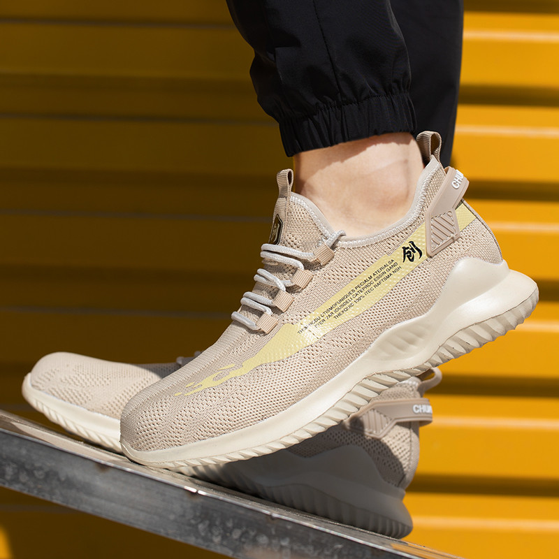 Darba drošības apavi celtniecība vīriešiem āra tērauda purngals, necaurdurams augstas kvalitātes viegls, neiznīcināms vīriešu drošības zābaki