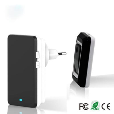 Juhtmevaba uksekell veekindel 300 m ulatus USA EL UK AU Pistikupesa Intelligentne uksekell uksekell