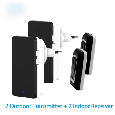 Juhtmevaba uksekell veekindel 300 m ulatus USA EL UK AU Pistikupesa Intelligentne uksekell uksekell