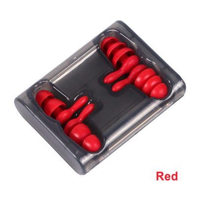 2 pár zajcsökkentő füldugó hangszigetelő fülvédő alvó utazó füldugók vízálló puha szilikon úszó füldugók