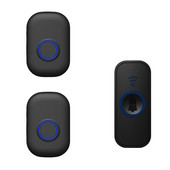 Intelligens csengő Hőálló öntapadó gombos vezérlés 4 fokozatban állítható irodai bolt üdvözlő ajtó fehér EU dugó