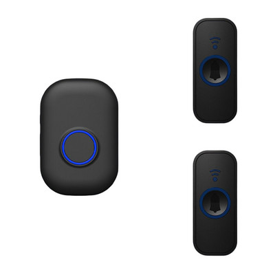 Intelligens csengő Hőálló öntapadó gombos vezérlés 4 fokozatban állítható irodai bolt üdvözlő ajtó fehér EU dugó