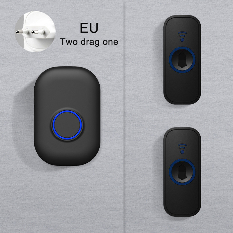 Intelligens csengő Hőálló öntapadó gombos vezérlés 4 fokozatban állítható irodai bolt üdvözlő ajtó fehér EU dugó