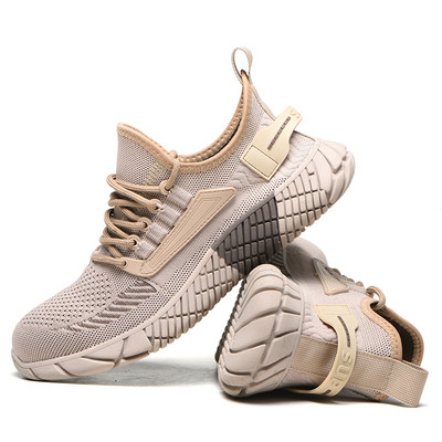 Vyriški apsauginiai batai nuo suspaudimo ir pradūrimo, vyriška plieninė kepurė, Verde darbo batai, elastinė sagtis