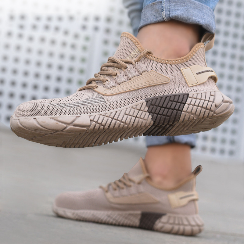 Vyriški apsauginiai batai nuo suspaudimo ir pradūrimo, vyriška plieninė kepurė, Verde darbo batai, elastinė sagtis