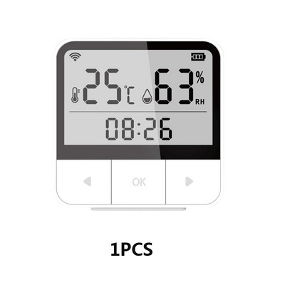 „Tuya Smart WIFI“ temperatūros drėgmės jutiklio APP duomenų registratorius, skirtas namų belaidžiam patalpų higrometro termometrui su LCD ekranu