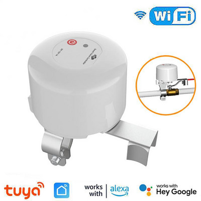 Tuya Интелигентен манипулатор на WiFi клапан Воден клапан Изтичане на вода Превключвател за газ 46 Подконтролер Дистанционно време за мобилен телефон
