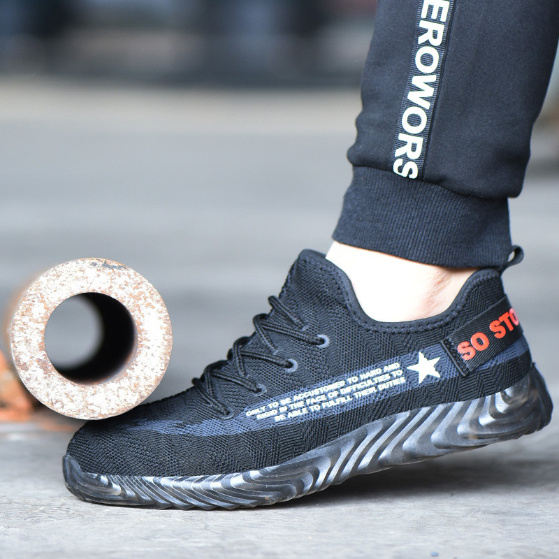 Uus disain Ohutussaapad Meestele Purunemisvastased Turvajalatsid Terasest varvasaapad Meeste Ehitusturvasaapad Tossud