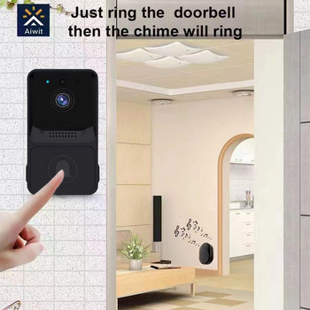 Smart Home WIFI Doorbell Ασύρματο κουδούνι πόρτας Κάμερα ασφαλείας Night Vision ενδοεπικοινωνία για διαμερίσματα και σπίτι