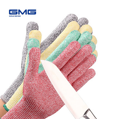 Αντικοπτικά γάντια GMG Αντιολισθητικά HPPE EN388 ANSI Anti Cut Επίπεδο 5 Γάντια Εργασίας Ασφαλείας Cut Resistant Gloves for Kitchen Garden