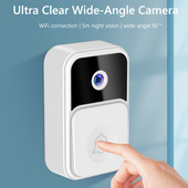 1080P UHD bežično zvono na vratima Tuya APP 2.4G WiFi kamera za zvono na vratima noćni vid Sigurnosni video portafon Promjena glasa za stanove