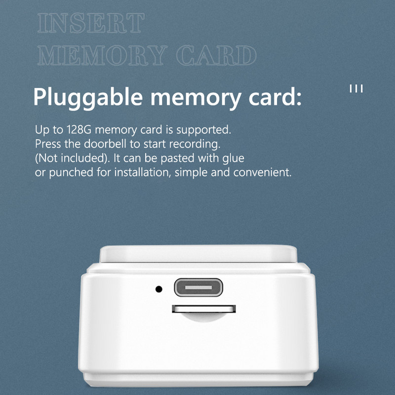 1080P UHD bežično zvono na vratima Tuya APP 2.4G WiFi kamera za zvono na vratima noćni vid Sigurnosni video portafon Promjena glasa za stanove