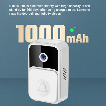 CoRui Tuya WiFi безжичен звънец Интелигентен електронен звънец Захранван от батерии Водоустойчив Съвместим с Tuya Home Smart Life
