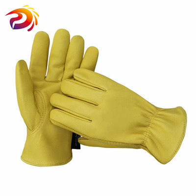 Γάντια εργασίας Πλήρως δερμάτινα γάντια οδήγησης Ανδρικά για κηπουρική μοτοσυκλετών Ασφάλεια Προστατευτική συλλογή φρούτων
