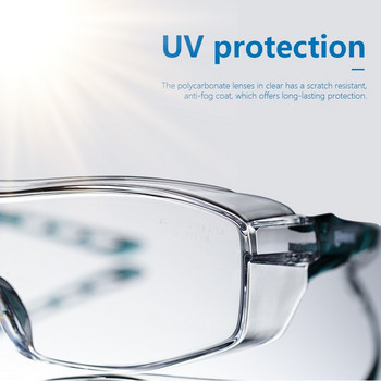 Andanda предпазни очила View3000OTG очила защитни работни очила против замъгляване/устойчивост на прах/надраскване/UV защитни очила за работа