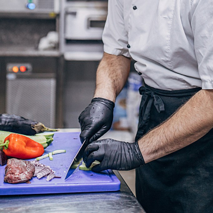 20gab melni vienreizlietojami lateksa cimdi mājsaimniecības laboratorijas tīrīšanai butironitrila cimdi mājsaimniecības tīrīšanai, siltumnīcas instruments