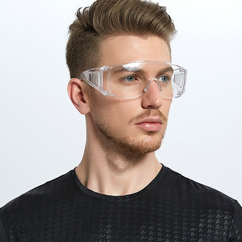 Прозрачни работни предпазни очила Цветни противопрахови удароустойчиви за лаборатория Направи си сам работа Езда CS Игра Протектор за очи Работни предпазни очила