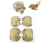 Tactical Knee Ebow Protective Gear Outdoor Sport Anti-Collision Knee Brace Ebow Pads EVA Anti-collision Sponge Protector Knee