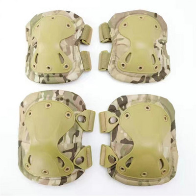 Tactical Knee Ebow Protective Gear Outdoor Sport Anti-Collision Knee Brace Ebow Pads EVA Anti-collision Sponge Protector Knee