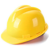 Darbuotojo statybvietės apsauginis dangtelis ABS kieta skrybėlė V formos reguliuojamo dydžio sukamosios rankenėlės apsauginis šalmas