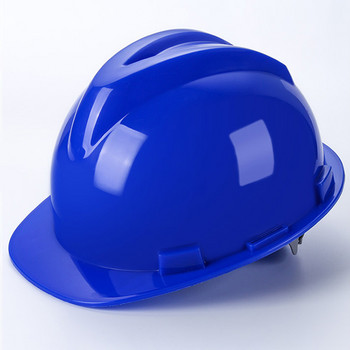 Προστατευτικό καπάκι εργοταξίου εργαζομένων ABS Σκληρό καπέλο V Σχήματος Ρυθμιζόμενου μεγέθους Περιστροφικό πόμολο ασφαλείας Κράνος