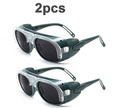 2 vnt. suvirinimo akiniai IR3.0 dizaino smūgiams atsparūs akinimo taškymo akiniai Suvirinimo dujomis pjovimo lauko akių kaukė