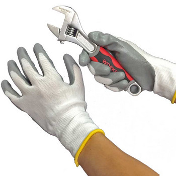NMSafety Нитрилни работни ръкавици Найлонова подплата Сглобка за ремонт на автомобили Предпазни ръкавици Работни
