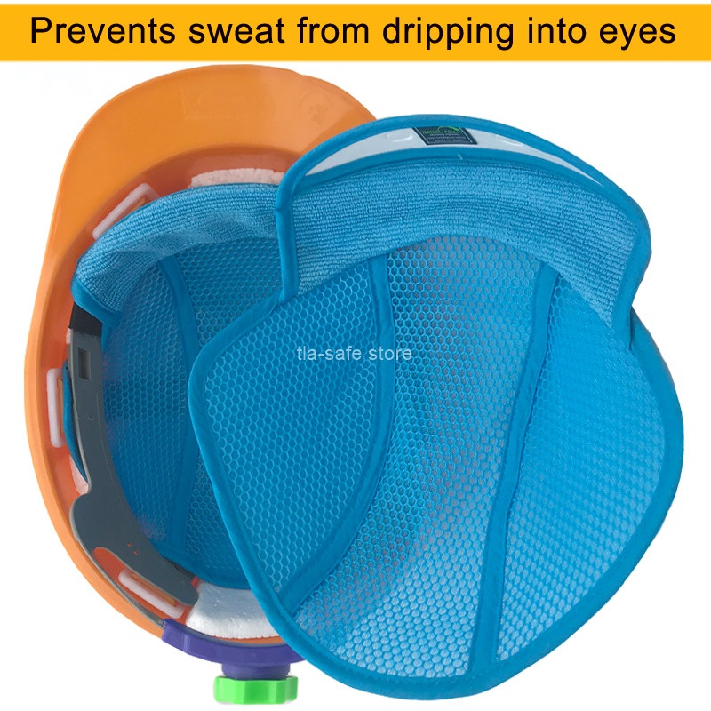 Apsauginis apsauginis šalmas, priedai, pamušalas prakaitas, vidinis pamušalas, ventiliacija, smūgis, pamušalas, plaunamas mėlynas poliesteris, sportinis