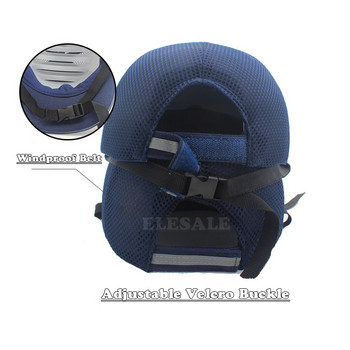 Νέο καλοκαιρινό καπάκι μπέιζμπολ προστατευτικό κράνος εργασίας με σκληρό καπέλο Hi-Viz για Προστασία κεφαλιού στο χώρο εργασίας