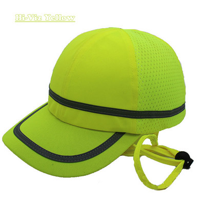 Naujas vasarinis „Bump Cap“ beisbolo kepuraitės stiliaus apsauginė „Hi-Viz Hard Hat“ darbo saugos šalmas, skirtas darbo vietos galvos apsaugai
