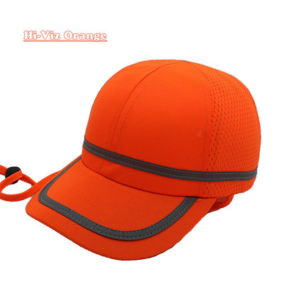 Naujas vasarinis „Bump Cap“ beisbolo kepuraitės stiliaus apsauginė „Hi-Viz Hard Hat“ darbo saugos šalmas, skirtas darbo vietos galvos apsaugai