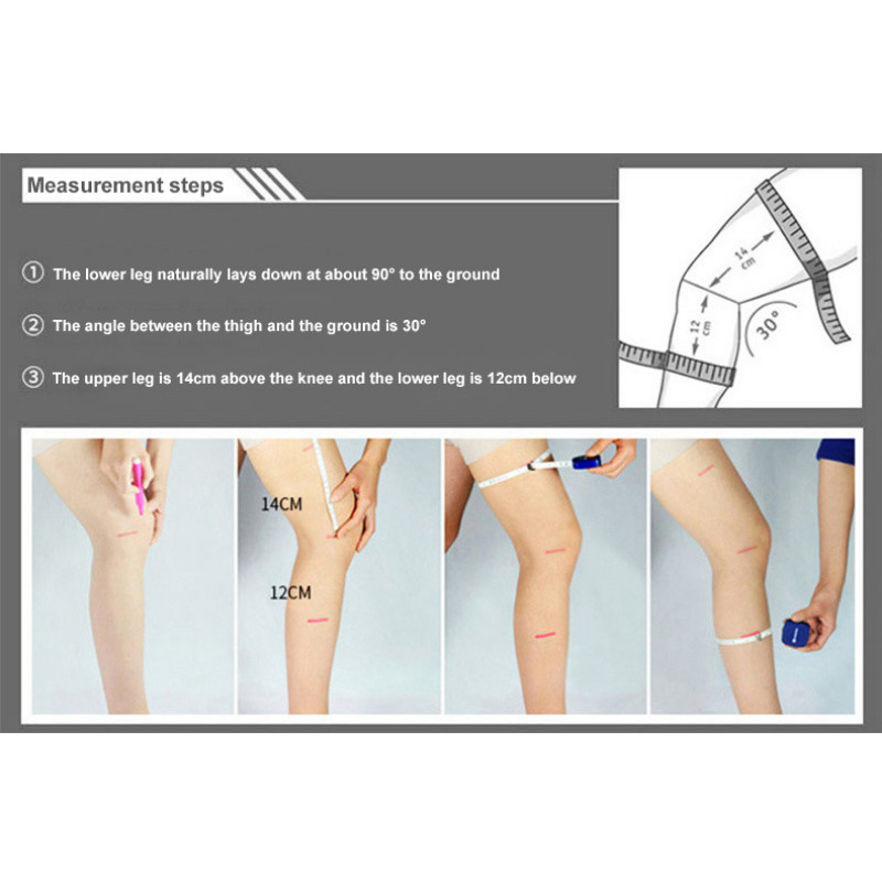 1 darab sport férfi kompressziós térdmerevítő elasztikus támasztó párnák térdvédők fitnesz felszerelések röplabda kosárlabda kerékpározás