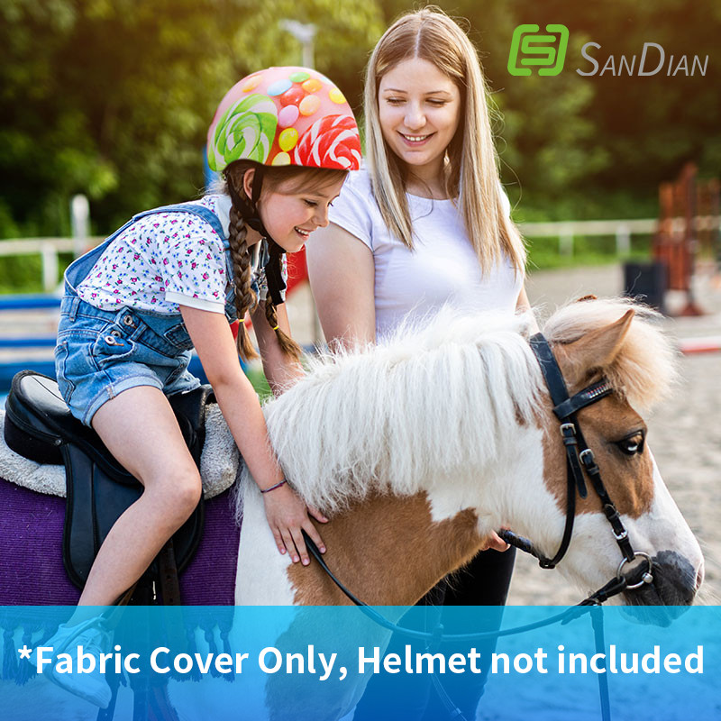 Sandian Dječja zaštitna kaciga Prekrivač od tkanine za Bicikl Bicikl Skuter Vožnja Biciklistička kaciga Štitnik Dodaci za pokrivala