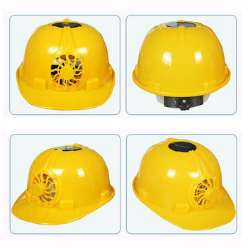 Κράνος ασφαλείας σκληρό καπέλο Κράνος ηλιακού ανεμιστήρα πολλαπλών χρήσεων με αντηλιακό αναπνεύσιμο κράνος εργοταξίου για προστατευτικό εξωτερικού χώρου