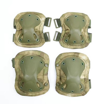 4 τεμάχια/Σετ Tactical Knee Pad Ebow CS Military Protector Army Airsoft Outdoor Sport Hunting Kneepad Safety Gear Knee Protective