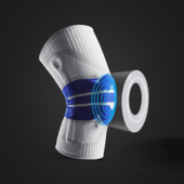 Viengabala atsperu tērauda stabilizators paliek atvērts - Patella ceļa locītavas balsta spilventiņu aizsargs stabilitātei Neliela ceļa skriemelis nestabilitāte