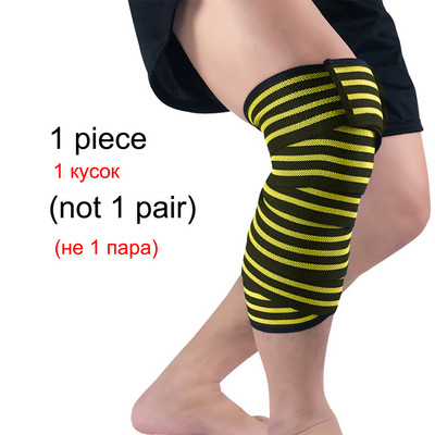 1 PC Súlyemelő Rugalmas Kötöző Térdvédők Védőfelszerelés Térdborítások Támogatás Pad Merevítő Fitness Kosárlabda Röplabda
