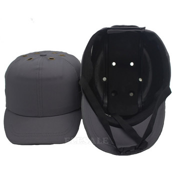 Υψηλής ποιότητας καπάκι ασφαλείας για εργασία Κράνος καπέλο μπέιζμπολ Προστατευτικό σκληρό PP κέλυφος Προστασία κεφαλής στο χώρο εργασίας στο σπίτι