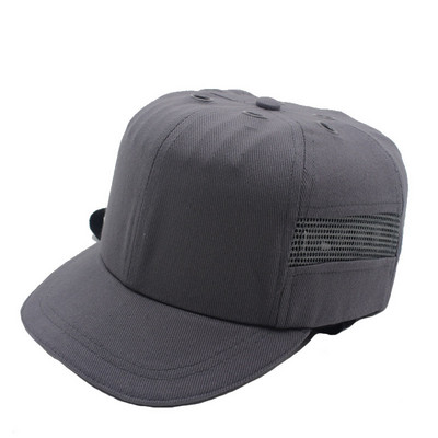 Kiváló minőségű munkavédelmi sapka sisak Baseball sapka stílusú dudorsapka védő kemény PP héj otthoni munkavégzéshez Helyi fejvédelem