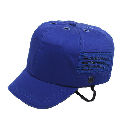 Kiváló minőségű munkavédelmi sapka sisak Baseball sapka stílusú dudorsapka védő kemény PP héj otthoni munkavégzéshez Helyi fejvédelem