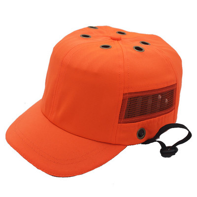 Kiváló minőségű munkavédelmi sapka sisak Baseball sapka stílusú dudorsapka védő kemény PP héj otthoni munkavégzéshez Helyi fejvédelem