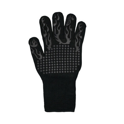 Grill kesztyűk magas hőmérsékletnek ellenálló sütőkesztyűk 500 800 tűzálló grillező hőszigetelő konyhai mikrohullámú sütő kesztyűk