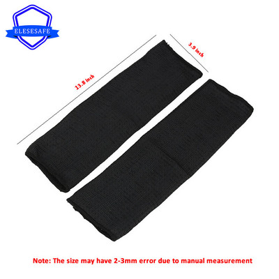 1 pár vágásnak ellenálló munkakesztyű rozsdamentes acél huzal vágásgátló kesztyű kar ujja hentes horgászathoz kerti kézvédelemhez