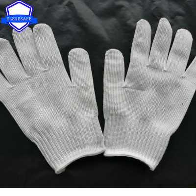 1 pár vágásnak ellenálló munkakesztyű rozsdamentes acél huzal vágásgátló kesztyű kar ujja hentes horgászathoz kerti kézvédelemhez