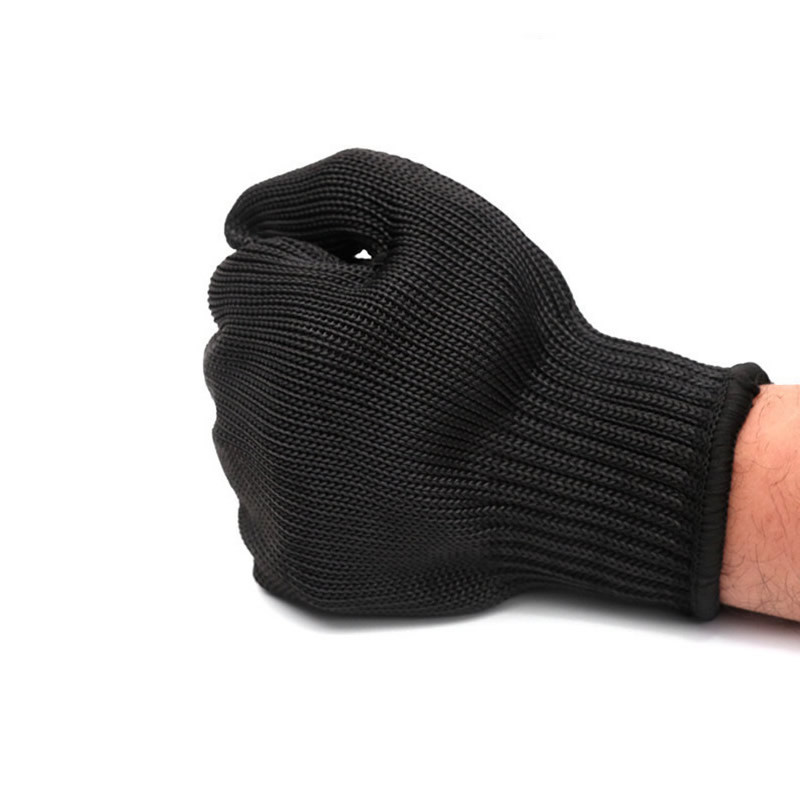 1 pár vágásnak ellenálló munkakesztyű rozsdamentes acél huzal vágásgátló kesztyű kar ujja hentes horgászathoz kerti kézvédelemhez