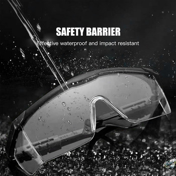 12Pcs Защитни от пръски очила Очи Защитни очила Спортни ветроустойчиви очила Работна защита Очила PC Защитни защитни очила