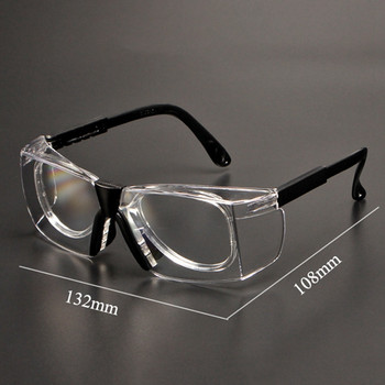 Работни предпазни очила Защитни очила против пръски от вятър Прахоустойчиви очила Рамка за оптични лещи за научни изследвания Колоездене Протектор за очи