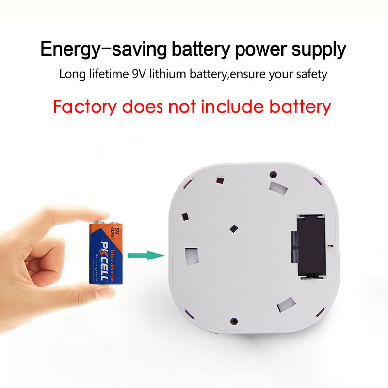 Tuya Zigbee Wifi dūmų detektoriaus jutiklis 80DB Signalizacija Fire Smart Smoke Detector Wifi Priešgaisrinė apsauga Namų apsaugos signalizacija Smart Life